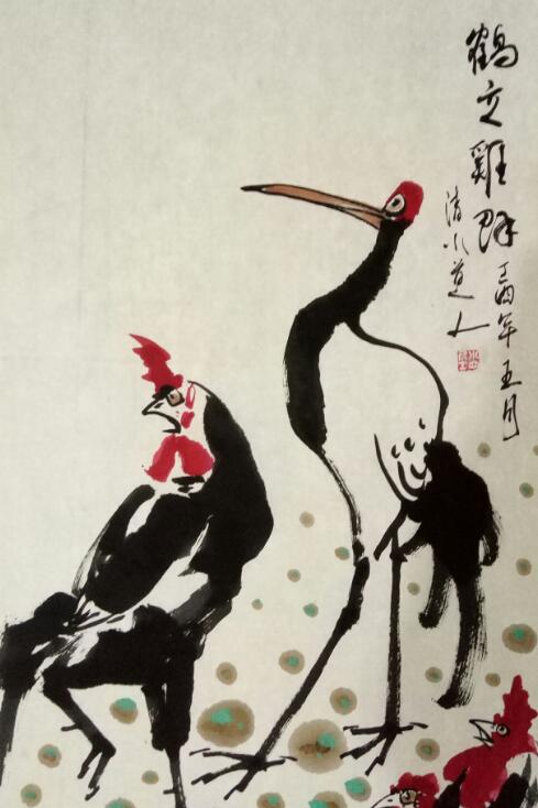 鹤立鸡群的故事